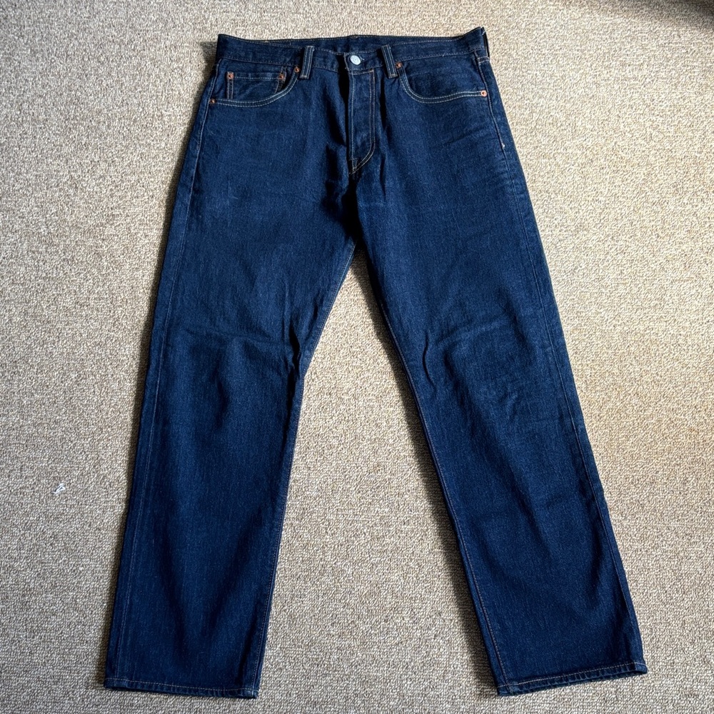 Levi's Men's Dark Blue Straight Jeans